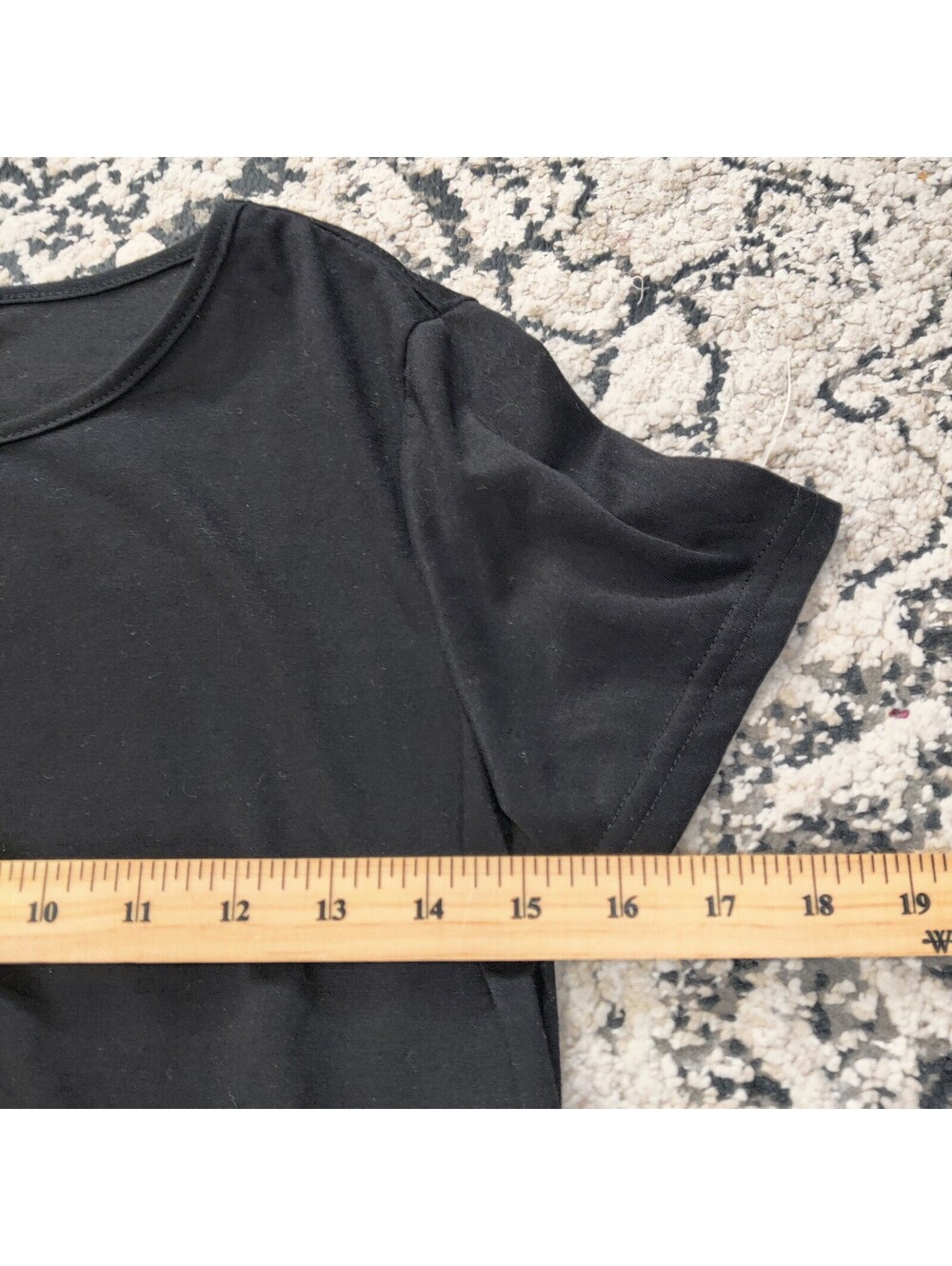 SHEIN Girls Black Babydoll T-Shirt Dress Short Sleeve Casual Size 11-12Y EU 152 - Picture 3 of 6